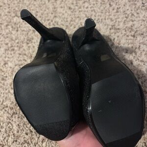 Black high heels